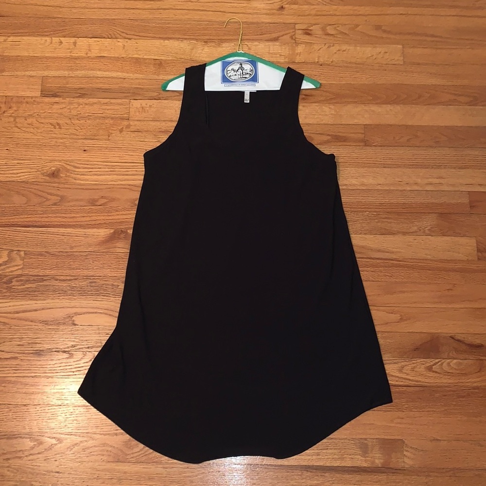 Black shift dress